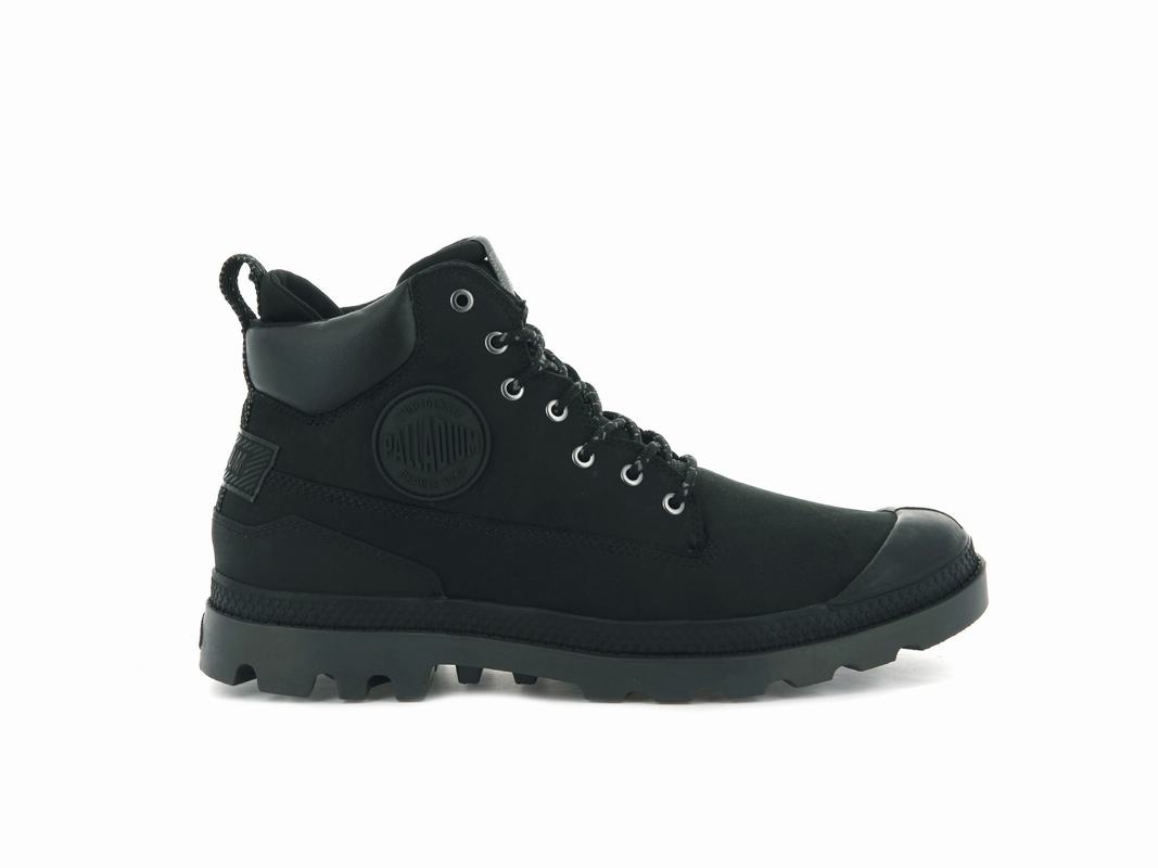 Palladium Pampa Sc Outsider Wp+ Womens Waterproof Boots Black Australia [HJMXBN-859]